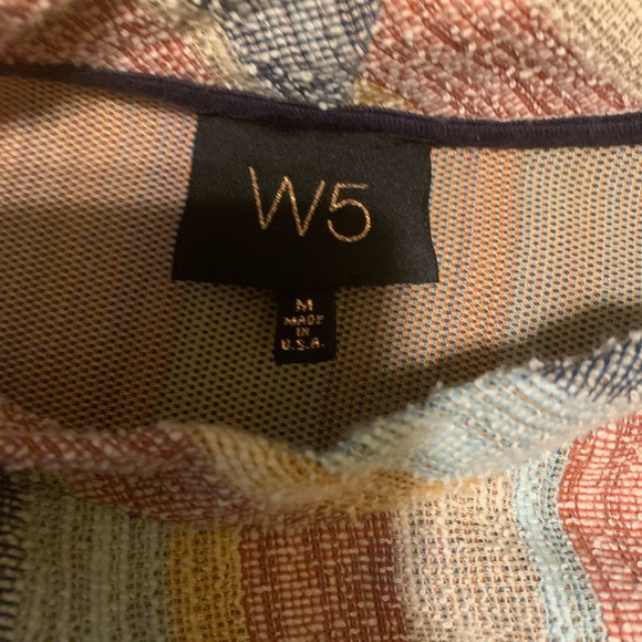 Anthropologie W5 multicolor boho halter top - Picture 4 of 5